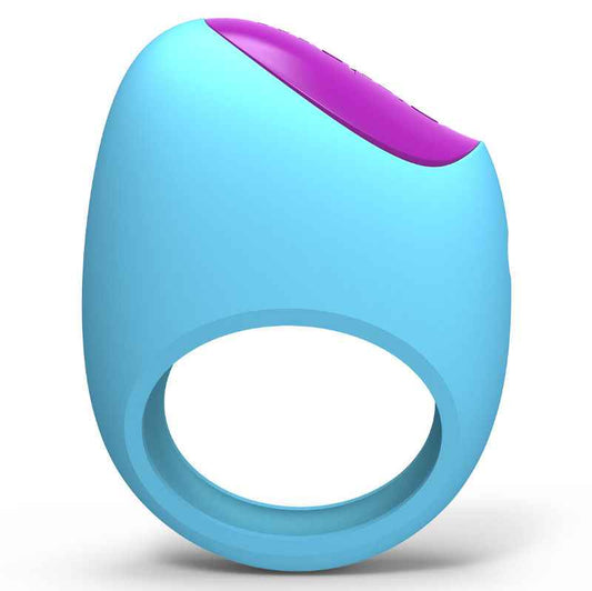 LELO - PICOBONG REMOJI LIFEGUARD ANEL VIBRANTE APP LIFEGUARD AZUL - VIBRA24 SEXSHOP