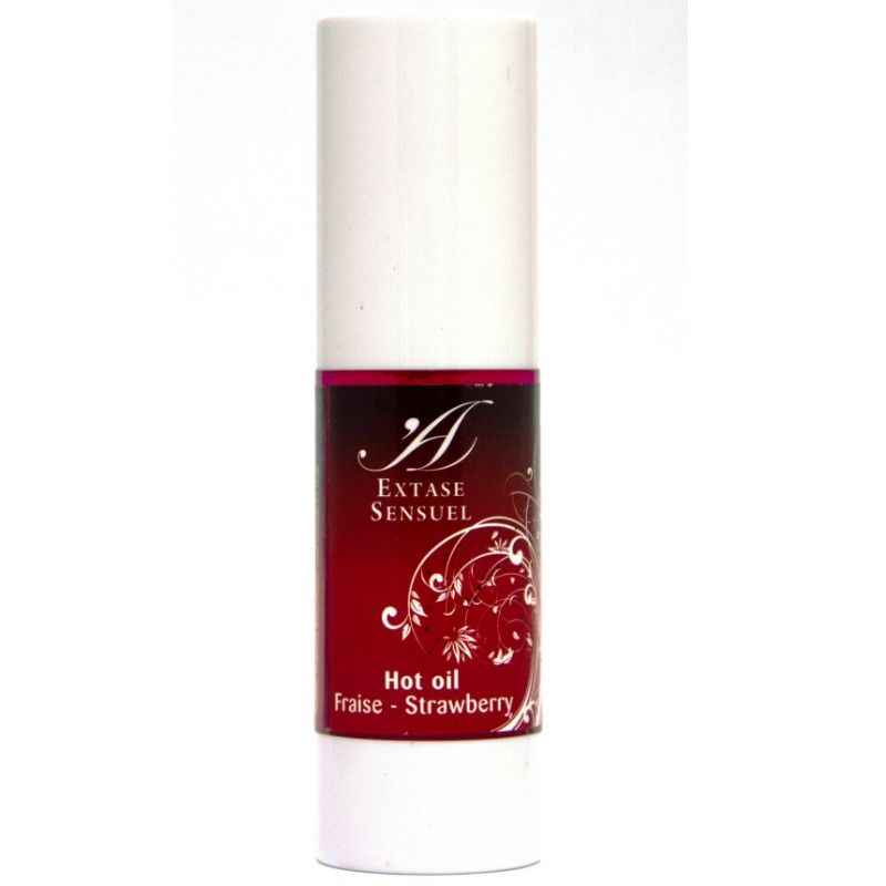 EXTASE SENSUAL - ÓLEO ESTIMULANTE DE CALOR DE MORANGO 30 ML