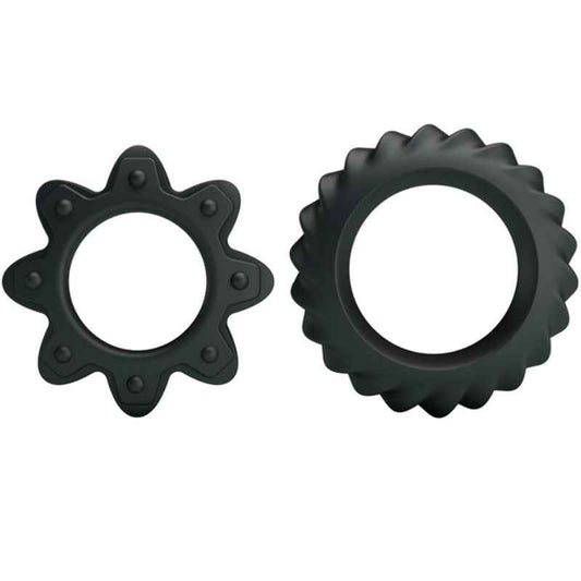 BAILE - KIT 2 ANÉIS FLORESCENTES DE SILICONE - VIBRA24 SEXSHOP