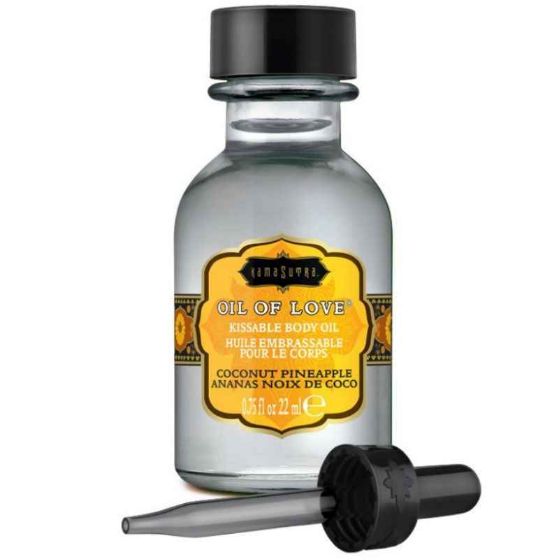 KAMASUTRA - ÓLEO COMESTÍVEL COCO E ABACAXI 22 ML