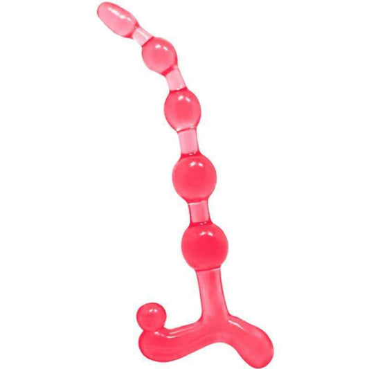 BAILE - BOLAS ANAIS VERMELHAS BENDY TWIST - VIBRA24 SEXSHOP