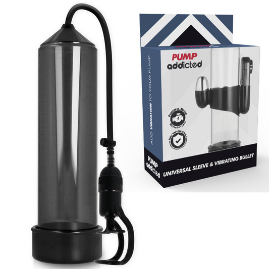 PUMP ADDICTED - VIBRADOR PRETO RX5 - VIBRA24 SEXSHOP