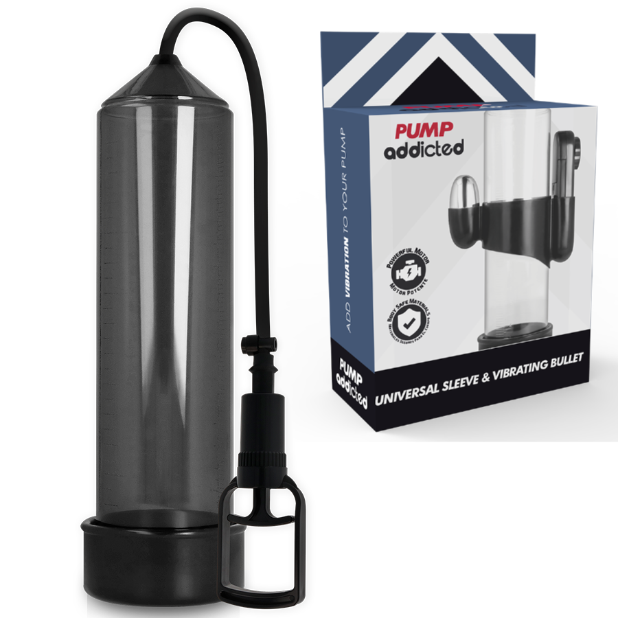 PUMP ADDICTED - VIBRADOR PRETO RX7 - VIBRA24 SEXSHOP