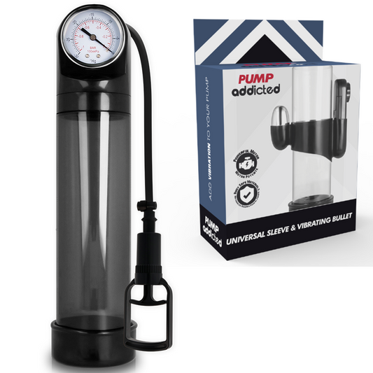 PUMP ADDICTED - VIBRADOR PRETO RX9 - VIBRA24 SEXSHOP