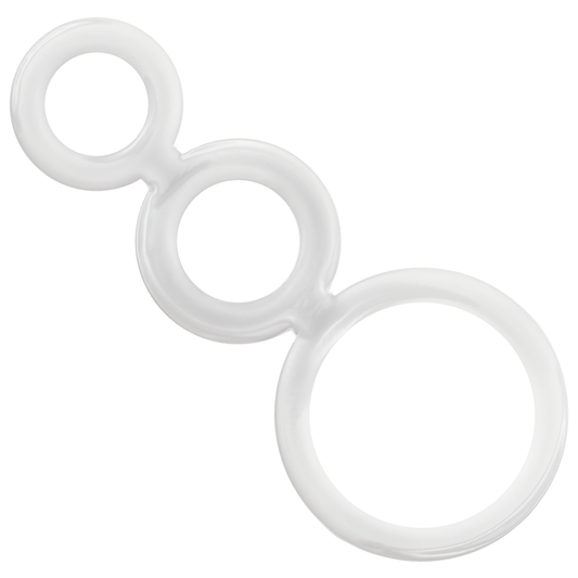ADDICTED TOYS - CONJUNTO DE ANÉIS - PARA PÊNIS TRANSPARENTE - VIBRA24 SEXSHOP