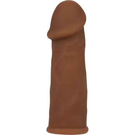 CALEXOTICS - EXTENSOR DE PÊNIS FUTUROTIC MARROM - VIBRA24 SEXSHOP