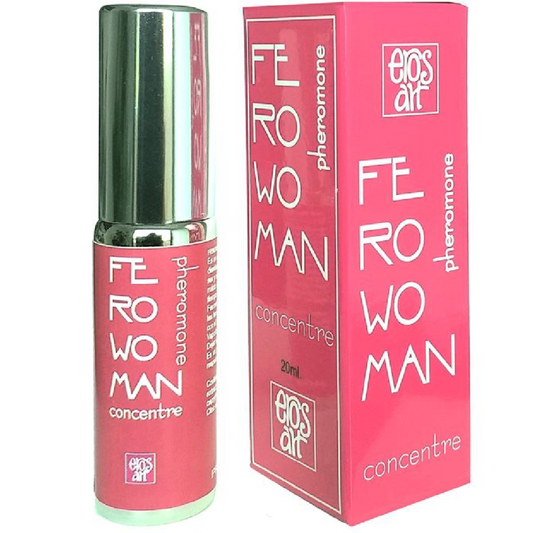 EROS-ART - CONCENTRADO DE FEROMÔNIOS FEROWOMAN PARA MULHERES - VIBRA24 SEXSHOP