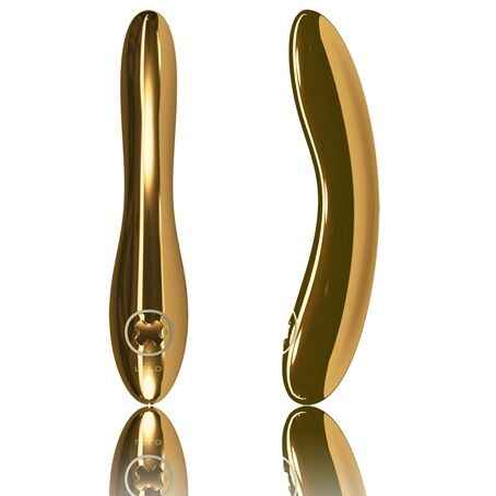 LELO - VIBRADOR INEZ 24 K OURO OURO - VIBRA24 SEXSHOP