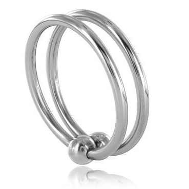 METAL HARD - ANEL DUPLO AO 30MM - VIBRA24 SEXSHOP