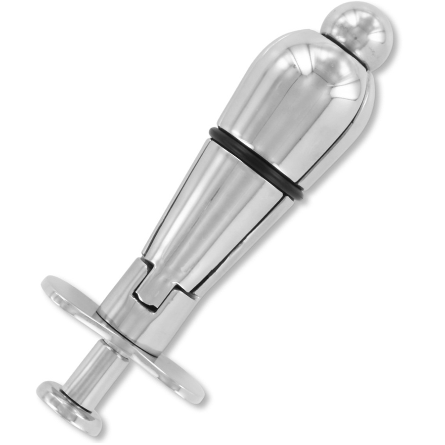 METAL HARD - PLUG ANAL COM FECHADURA - VIBRA24 SEXSHOP