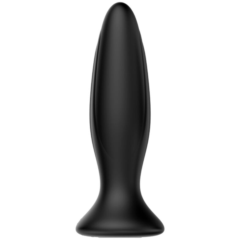MR PLAY - PLUG ANAL VIBRADOR PRETO RECARREGVEL - VIBRA24 SEXSHOP