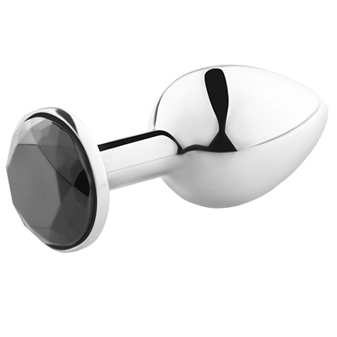 SECRETPLAY - PLUG ANAL PRETO S - VIBRA24 SEXSHOP