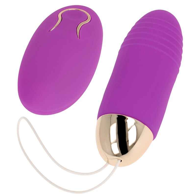 OHMAMA - OVO VIBRANTE COM CONTROLE REMOTO 10 VELOCIDADES ROXO - VIBRA24 SEXSHOP
