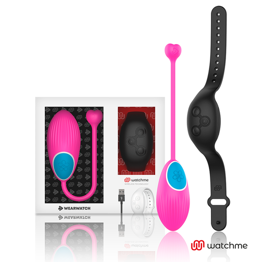 WEARWATCH - TECNOLOGIA WATCHME CONTROLE REMOTO OVO FÚCSIA / JATO - VIBRA24 SEXSHOP