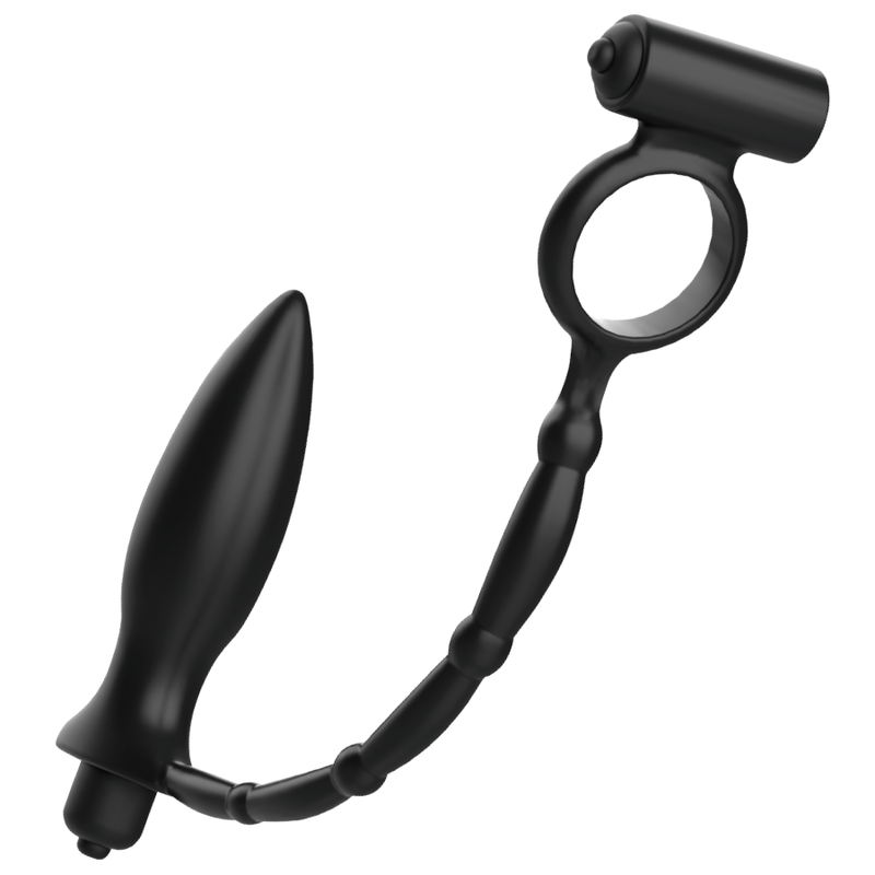 ADDICTED TOYS - PLUG ANAL COM ANEL VIBRATÓRIO - VIBRA24 SEXSHOP